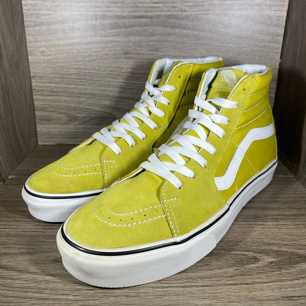 Vans Hi Top Suede Mustard Yellow